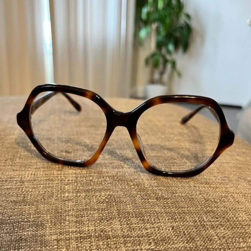 Loewe Square Geometric Tortoiseshell Oversized Glasses Frames - new without box! - Picture 4 of 10